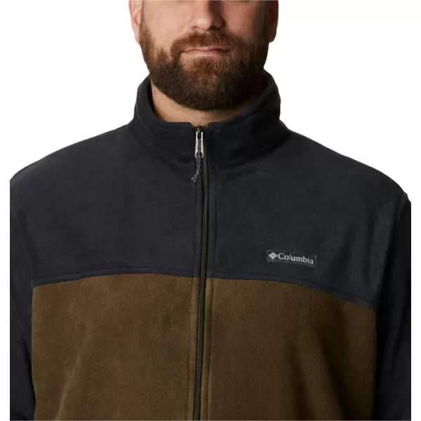 Columbia Mens Steens Mountain 20 Full Zip Fleece JacketBlackOlive Green