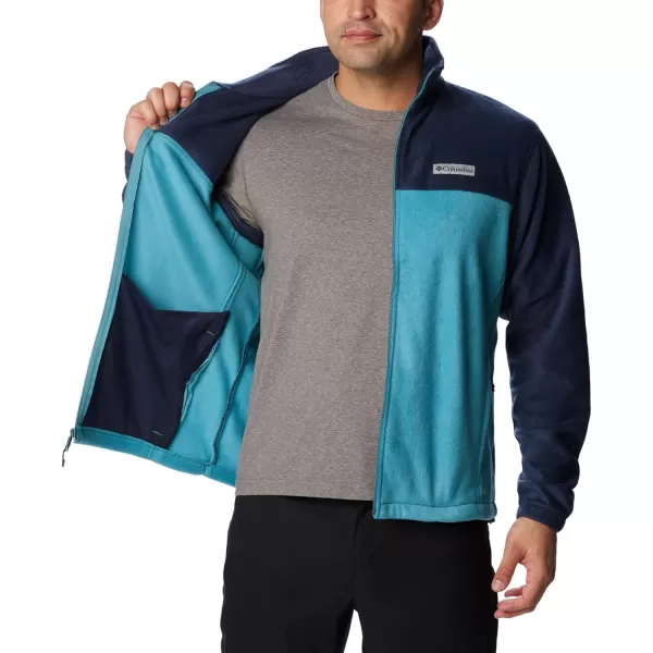 Columbia Mens Steens Mountain 20 Full Zip Fleece JacketCollegiate NavyShasta