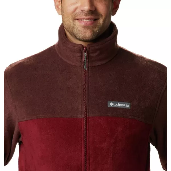 Columbia Mens Steens Mountain 20 Full Zip Fleece JacketRed LodgeRed Jasper