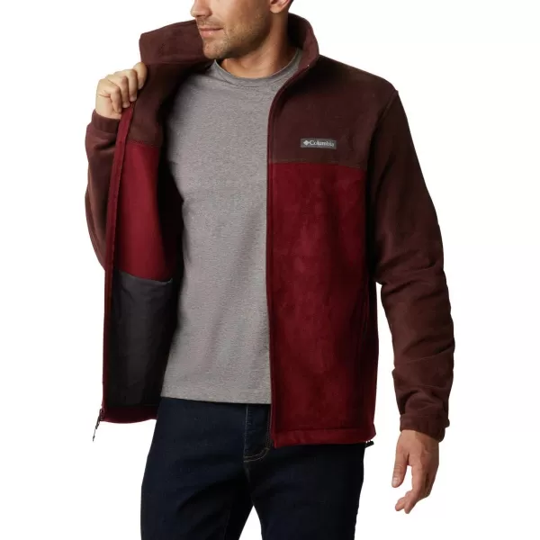 Columbia Mens Steens Mountain 20 Full Zip Fleece JacketRed LodgeRed Jasper