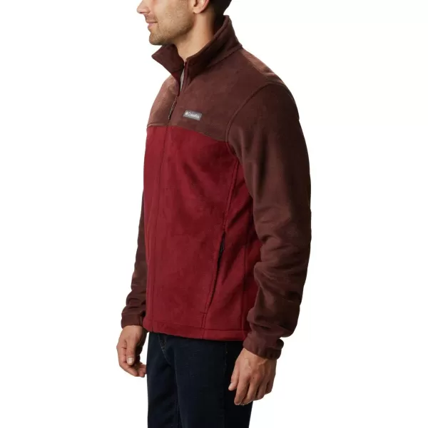 Columbia Mens Steens Mountain 20 Full Zip Fleece JacketRed LodgeRed Jasper