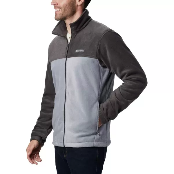 Columbia Mens Steens Mountain 20 Full Zip Fleece JacketSharkGrey Ash