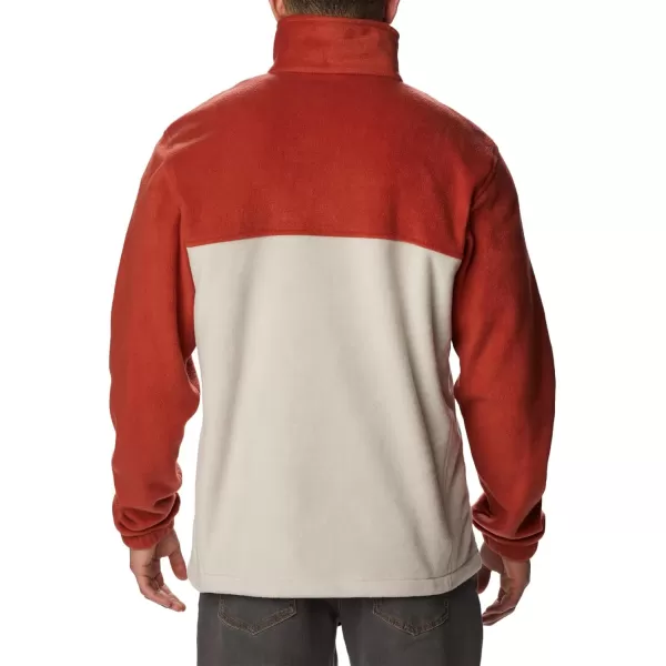 Columbia Mens Steens Mountain 20 Full Zip Fleece JacketWarp RedDark Stone