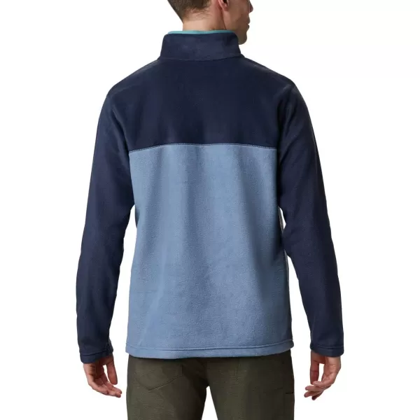 Columbia Mens Steens Mountain Half SnapBluestoneCollegiate NavyCanyon Blue