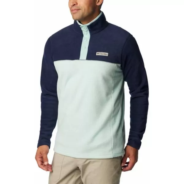 Columbia Mens Steens Mountain Half SnapSprayCollegiate NavySpray