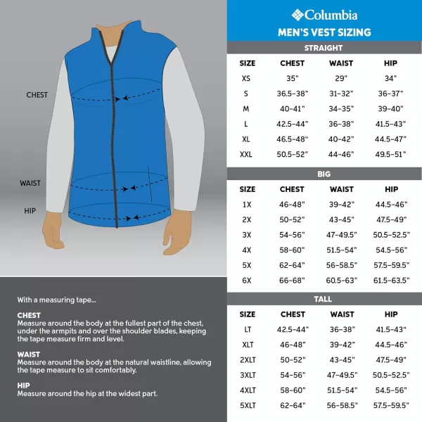 Columbia Mens Steens Mountain VestCanteen