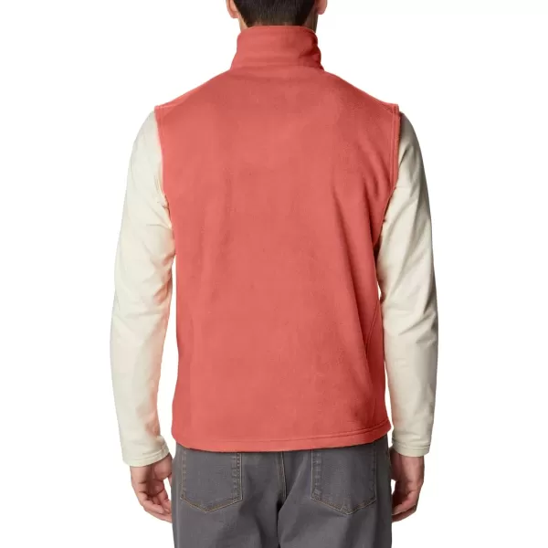 Columbia Mens Steens Mountain VestDark Coral