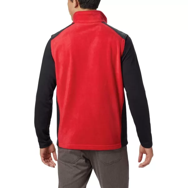 Columbia Mens Steens Mountain VestMountain RedBlack