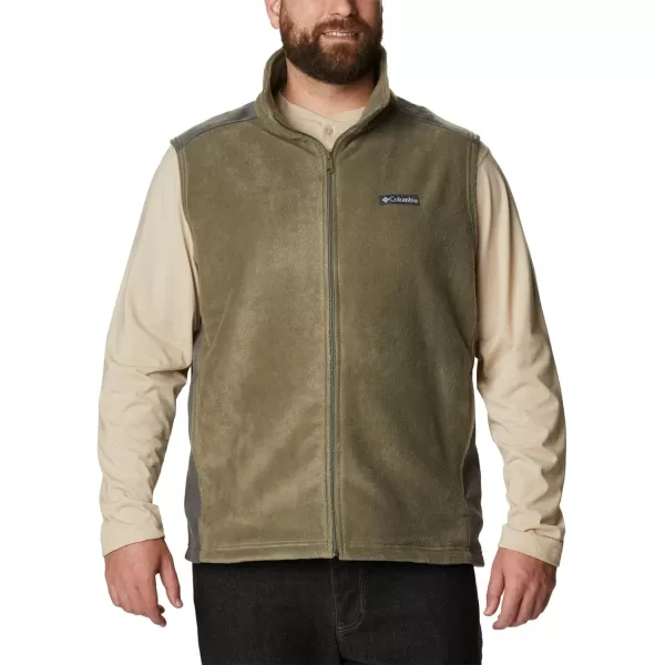 Columbia Mens Steens Mountain VestStone GreenShark