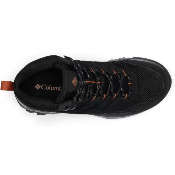 Columbia Mens Strata Trail Mid Waterproof Hiking ShoeBlackOwl