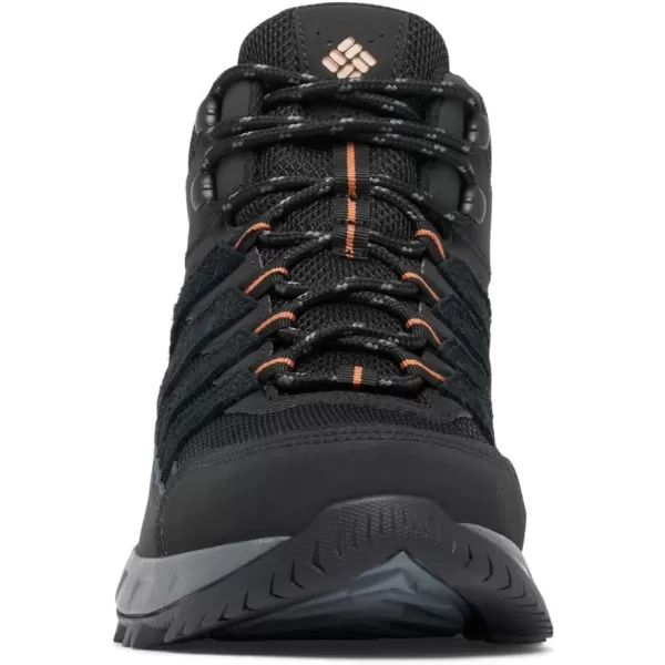 Columbia Mens Strata Trail Mid Waterproof Hiking ShoeBlackOwl