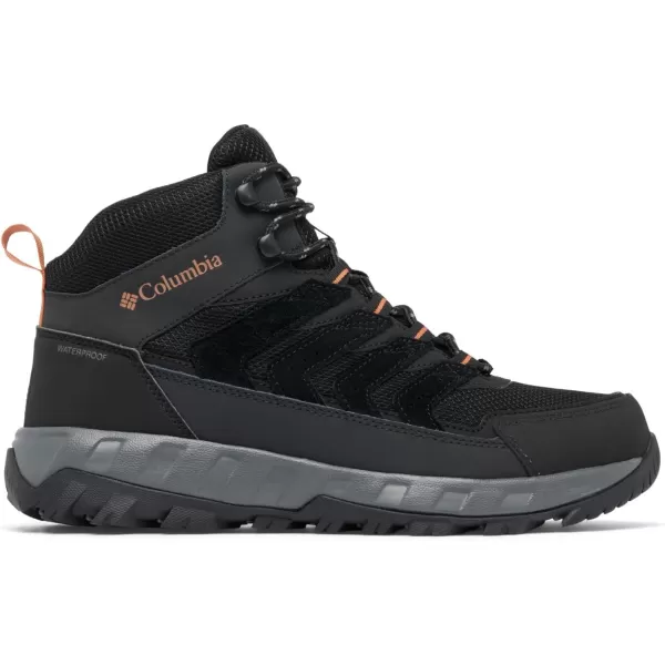 Columbia Mens Strata Trail Mid Waterproof Hiking ShoeBlackOwl