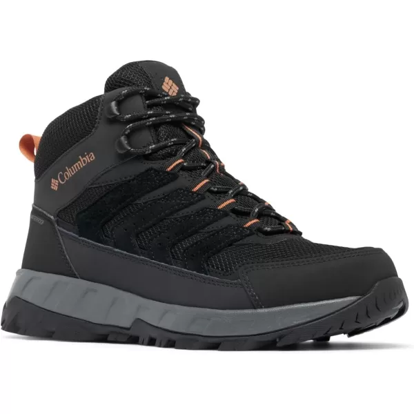 Columbia Mens Strata Trail Mid Waterproof Hiking ShoeBlackOwl