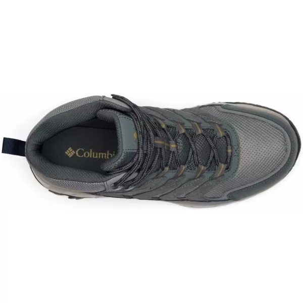 Columbia Mens Strata Trail Mid Waterproof Hiking ShoeCity GreySavory