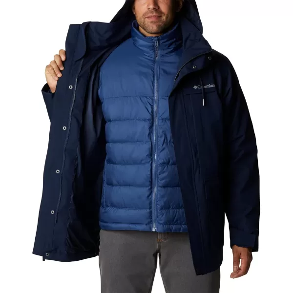 Columbia Mens Stuart Island Interchange JacketCollegiate Navy