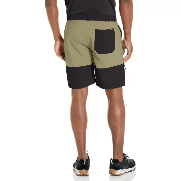 Columbia Mens Summerdry Belted ShortStone GreenBlack