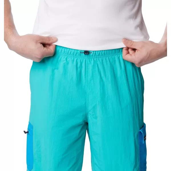 Columbia Mens Summerdry Brief ShortBright Aqua