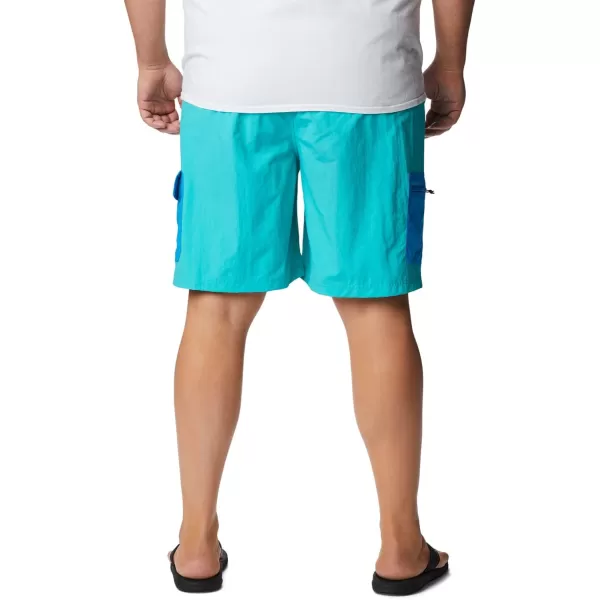 Columbia Mens Summerdry Brief ShortBright Aqua