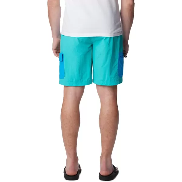 Columbia Mens Summerdry Brief ShortBright Aqua