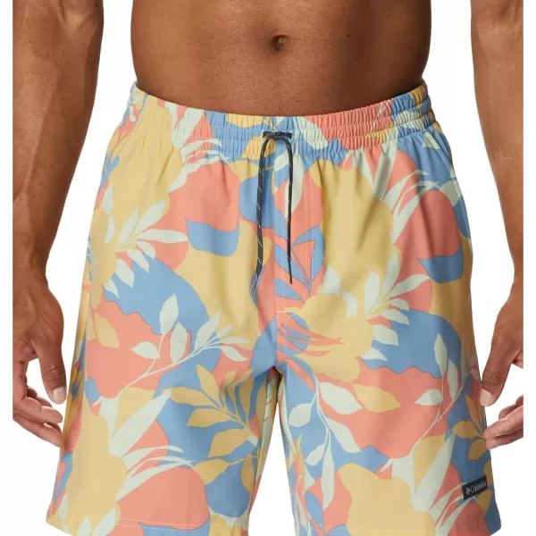 Columbia Mens Summertide Stretch Printed ShortCornstalk Floriated