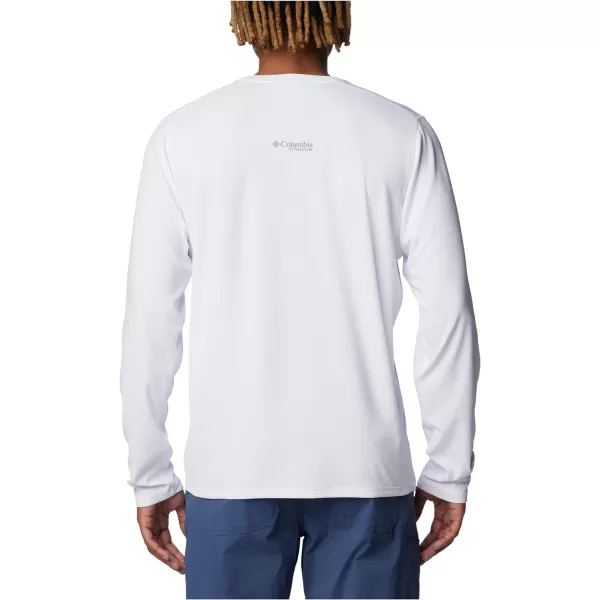 Columbia Mens Summit Valley Long Sleeve CrewWhite