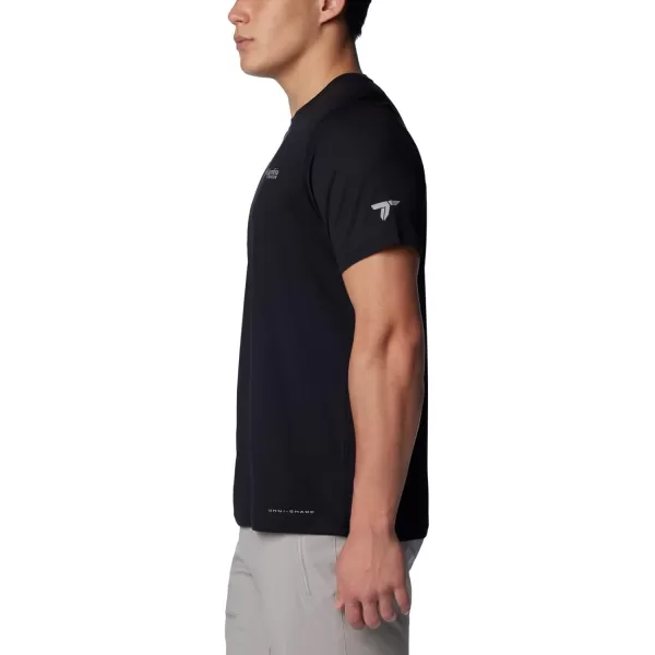 Columbia Mens Summit Valley Short Sleeve CrewBlack