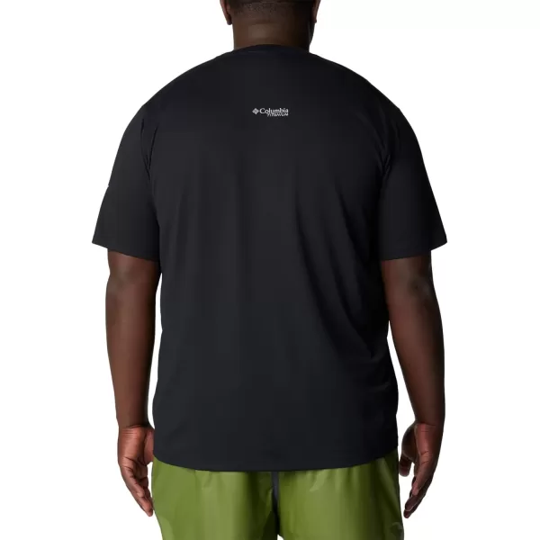 Columbia Mens Summit Valley Short Sleeve CrewBlack