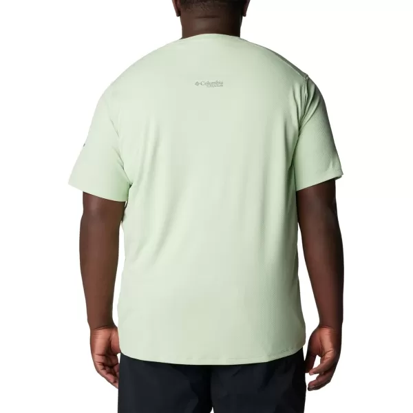 Columbia Mens Summit Valley Short Sleeve CrewSage Leaf