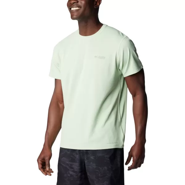 Columbia Mens Summit Valley Short Sleeve CrewSage Leaf