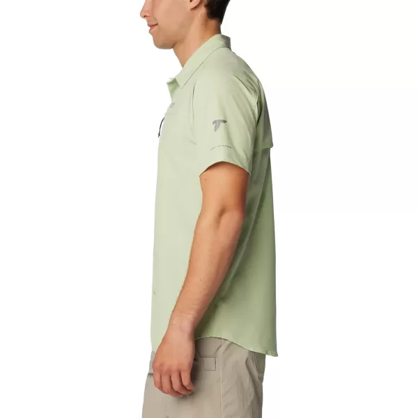 Columbia Mens Summit Valley Woven Short Sleeve ShirtSage Leaf