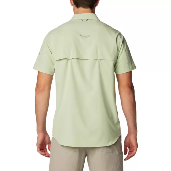 Columbia Mens Summit Valley Woven Short Sleeve ShirtSage Leaf