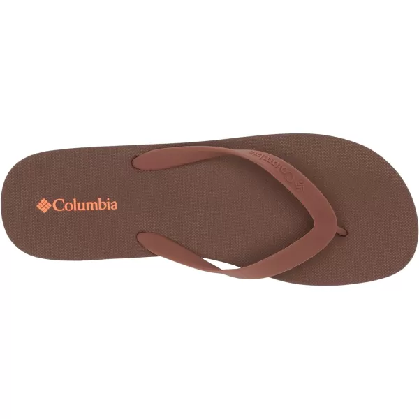 Columbia Mens Sun Trek Flip Sport SandalCinnamonBlack