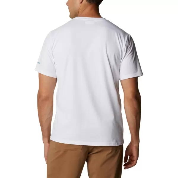 Columbia Mens Sun Trek Short Sleeve Graphic TeeWhiteAll for Outdoors Graphic