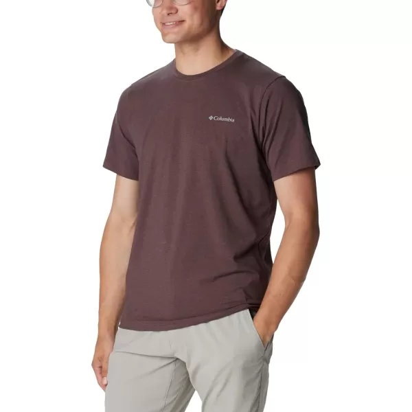 Columbia Mens Sun Trek Short Sleeve TeeSpice Heather