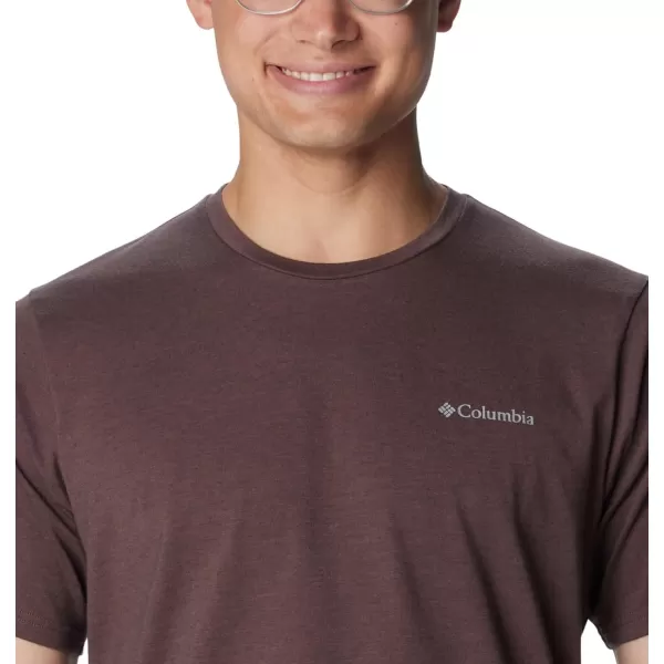 Columbia Mens Sun Trek Short Sleeve TeeSpice Heather