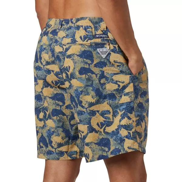 Columbia Mens Super Backcast Water ShortBeach Inside Out Camo