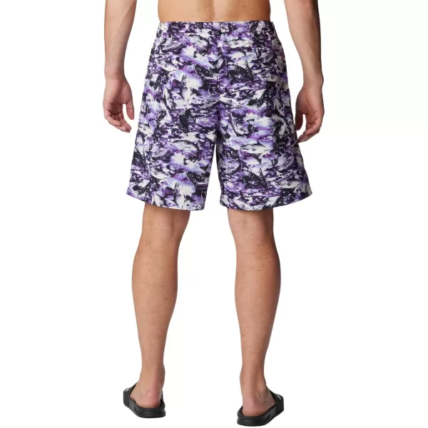 Columbia Mens Super Backcast Water ShortBlack Riverrun Print