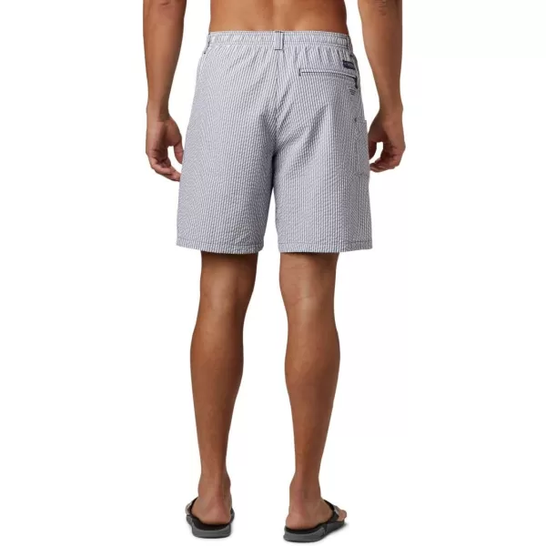 Columbia Mens Super Backcast Water ShortBlack Seersucker