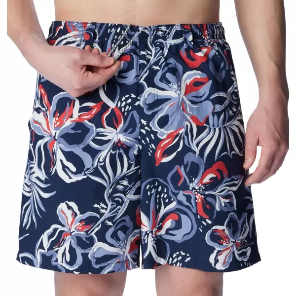 Columbia Mens Super Backcast Water ShortBluestone Wildwaters Print