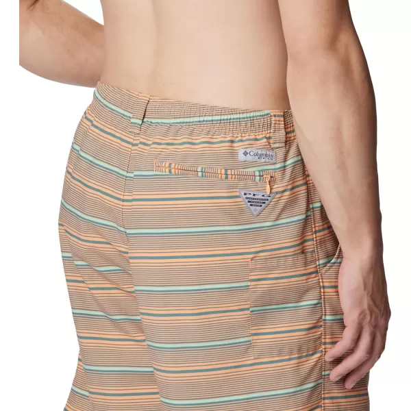 Columbia Mens Super Backcast Water ShortBright Nectar Vantage Stripe