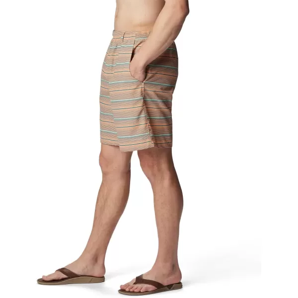 Columbia Mens Super Backcast Water ShortBright Nectar Vantage Stripe