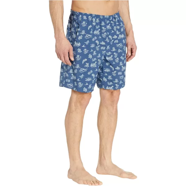 Columbia Mens Super Backcast Water ShortCarbon Mermaids N Marlins Print