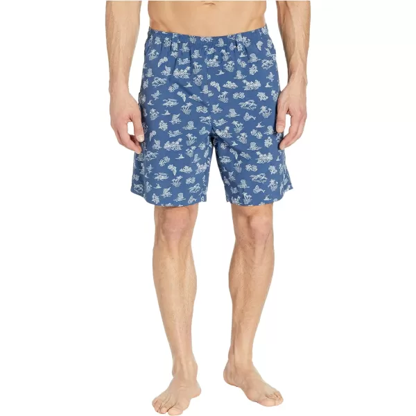 Columbia Mens Super Backcast Water ShortCarbon Mermaids N Marlins Print