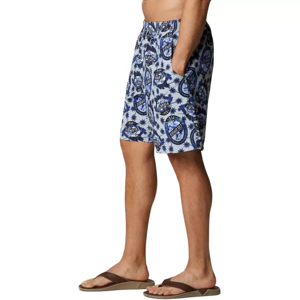 Columbia Mens Super Backcast Water ShortCool Grey Spirits N Sails Print