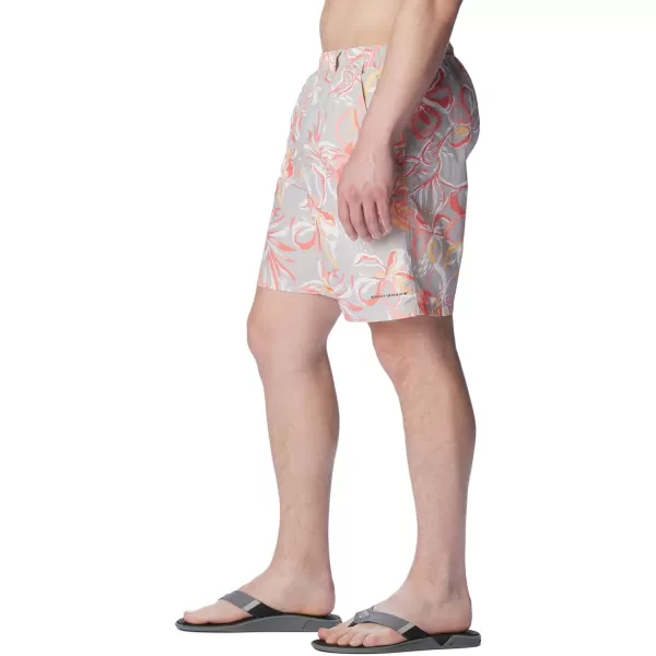 Columbia Mens Super Backcast Water ShortCool Grey Wildwaters Print