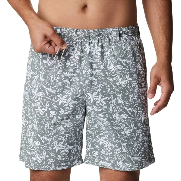 Columbia Mens Super Backcast Water ShortCypress Kona Print