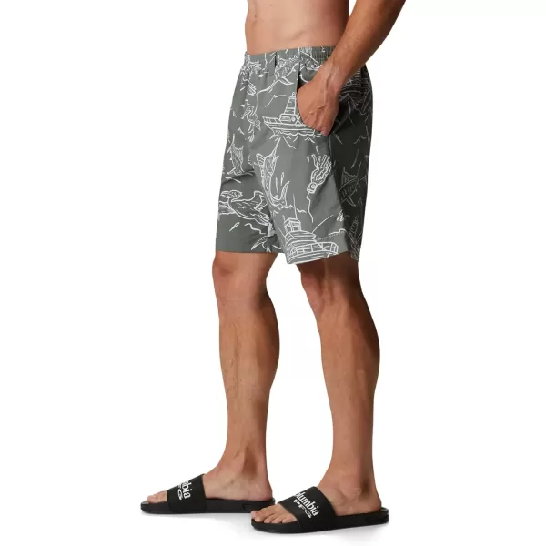 Columbia Mens Super Backcast Water ShortCypress Mighty Marlins Print