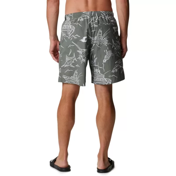 Columbia Mens Super Backcast Water ShortCypress Mighty Marlins Print