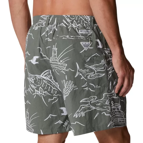 Columbia Mens Super Backcast Water ShortCypress Mighty Marlins Print