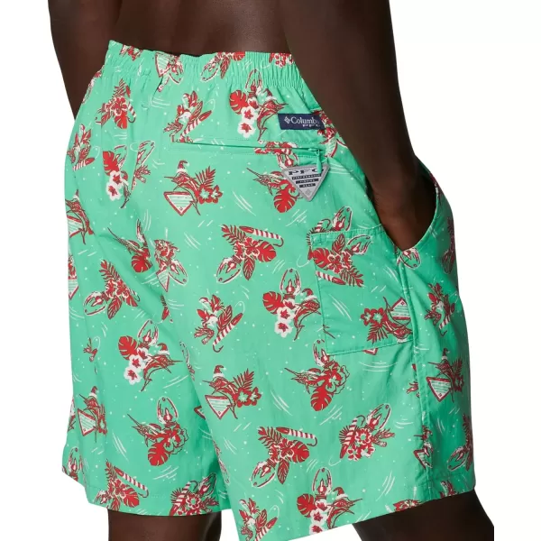 Columbia Mens Super Backcast Water ShortLight Jade Lite Me Up Print